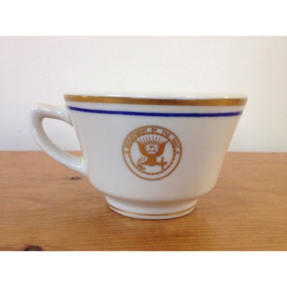 Vintage US Navy White House Mess Hall Shenango China Ceramic Coffee Mug Tea Cup